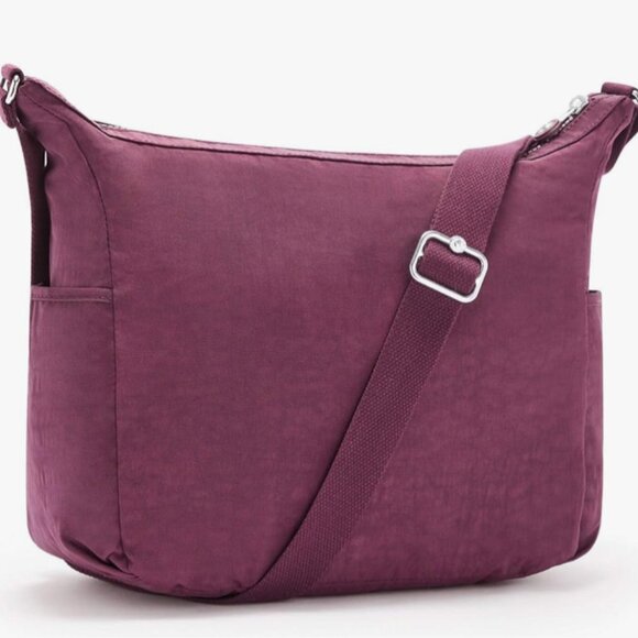 NWT Kipling Alenya Nylon Adjustable Crossbody Strap Zip Pocket Monkey Keychain - Picture 4 of 16